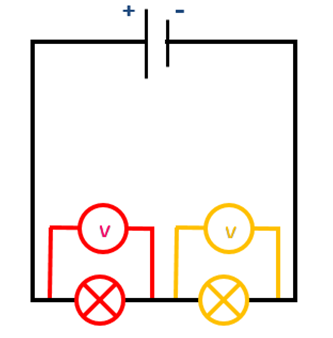 Tension circuit serie