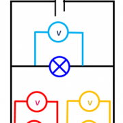Circuit derivation voltmetre