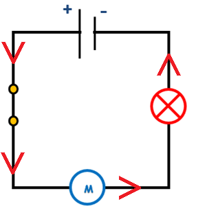 Circuit serie sens courant